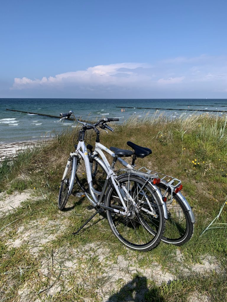Die Leihräder auf Hiddensee